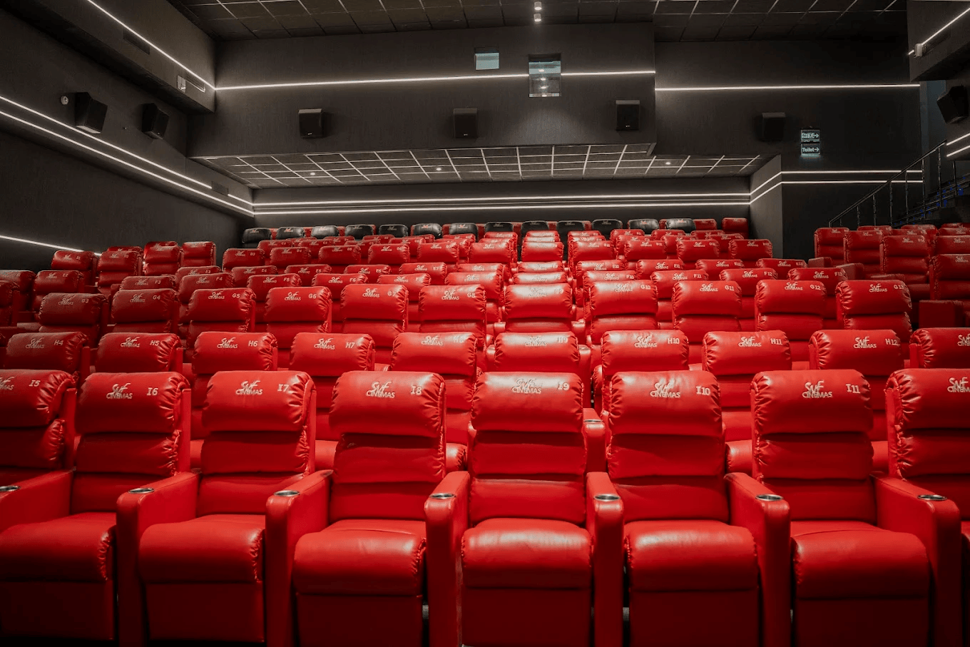 SVF Cinema – Red Seating View